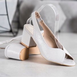 Filippo Neformální sandály na vysokém podpatku šedá 1