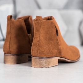 Evento Semišové kozačky hnědý 1 Evento Semišové kozačky hnědý 1