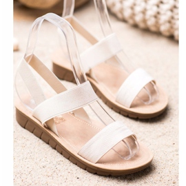 Sea Elves Nazouvací sandály na platformě hnědý 2