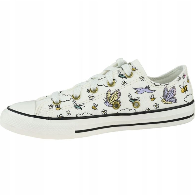 Converse Chuck Taylor All Star Low Kids 667898C bílý vícebarevný 1