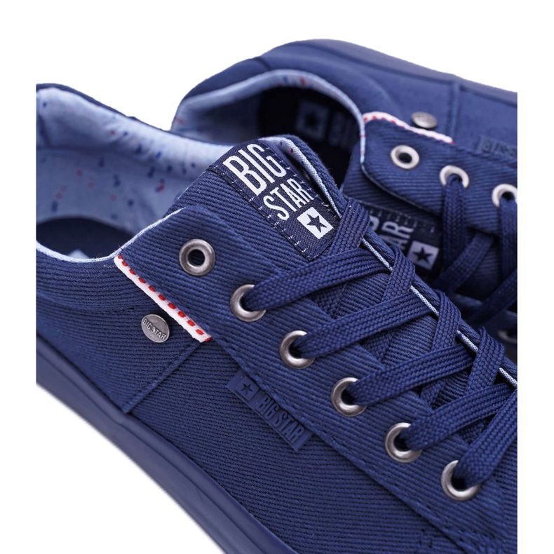 Pánské tenisky Big Star Navy Blue AA174094 námořnická modrá 3