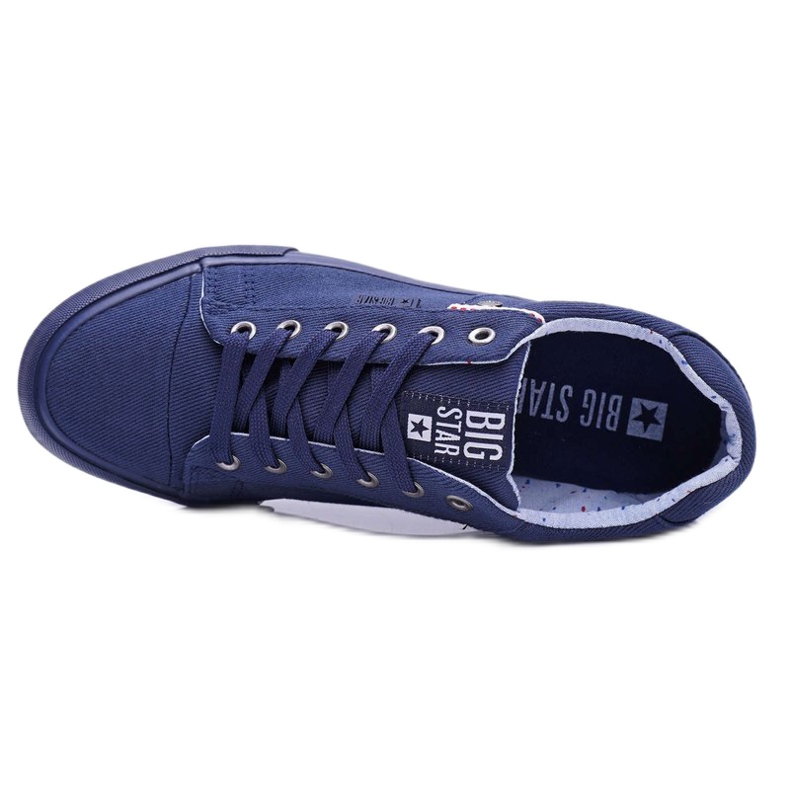 Pánské tenisky Big Star Navy Blue AA174094 námořnická modrá 1
