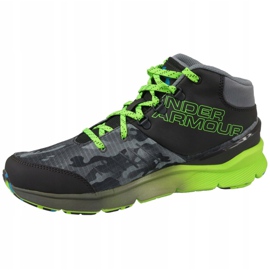 Under Armour Bgs Overdrive Mid K Jr 1266381-019 šedá zelený 1