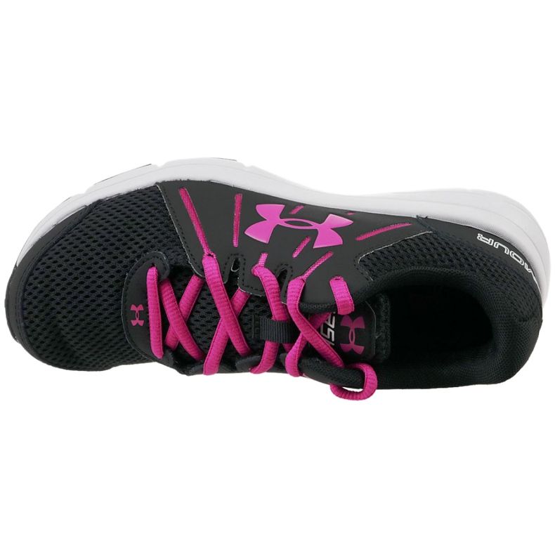 Boty Under Armour W Dash Rn 2 W 1285488-003 černá růžový 2