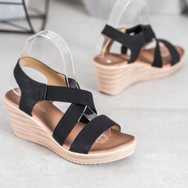 Sea Elves Neformální nazouvací sandály černá 1