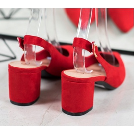 Seastar Lodičky s objevenou patou červený 1