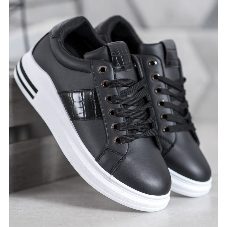 Weide Černé sportovní boty černá 1