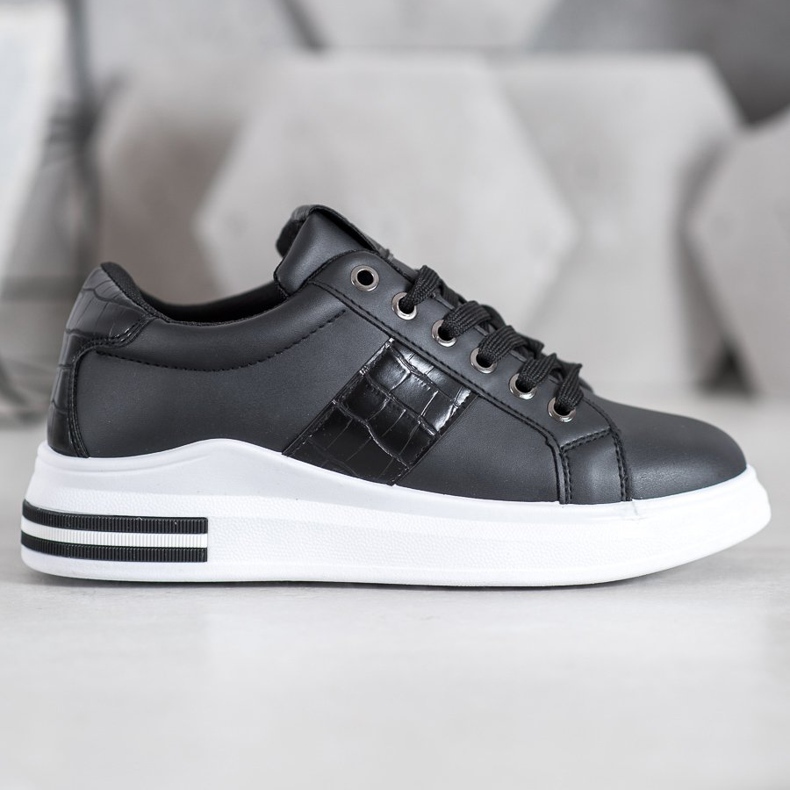 Weide Černé sportovní boty černá 2