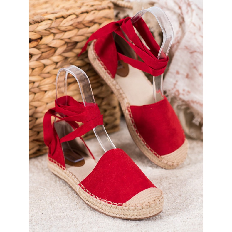 Seastar Svázané červené espadrilky červený 1