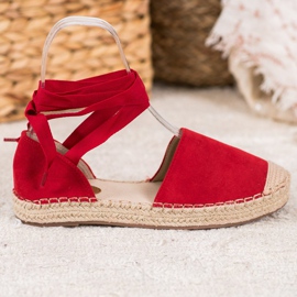 Seastar Svázané červené espadrilky červený 2