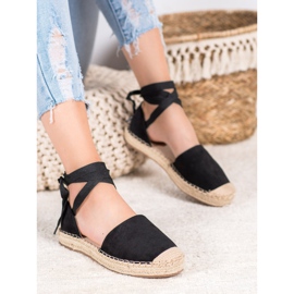 Seastar Svázané černé espadrilky černý 2