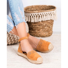 Seastar Espadrilky s Prolamovaným Vzorem hnědý 2