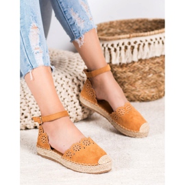 Seastar Espadrilky s Prolamovaným Vzorem hnědý 5