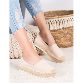 Seastar Prolamované espadrilky se semišem hnědý 5