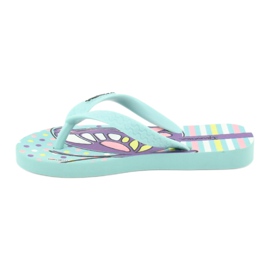 Žabky motýl Ipanema Temas KIDS 82773 fialový zelená 1 Žabky motýl Ipanema Temas KIDS 82773 fialový zelená 1