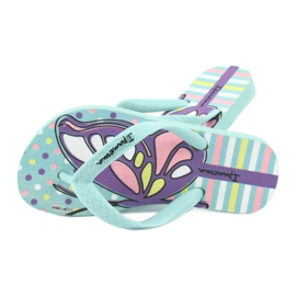 Žabky motýl Ipanema Temas KIDS 82773 fialová zelený 4