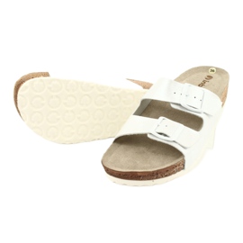 Dámské pantofle bílá perla Inblu NM019 bílý vícebarevný 3