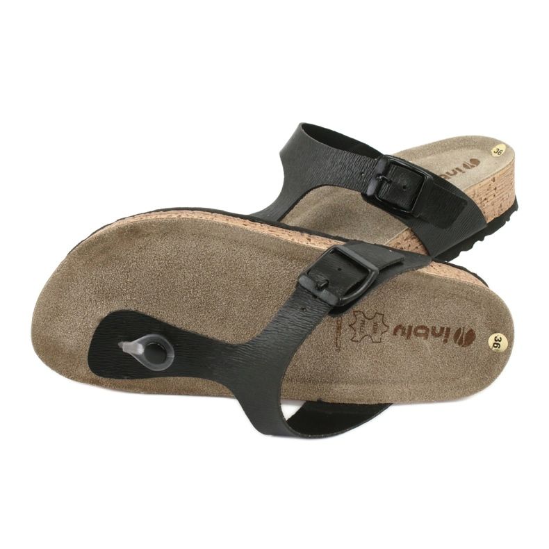 Profylaktické dámské pantofle Inblu NM020 černé černá 4 Profylaktické dámské pantofle Inblu NM020 černé černá 4