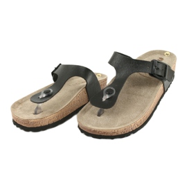 Profylaktické dámské pantofle Inblu NM020 černé černá 2 Profylaktické dámské pantofle Inblu NM020 černé černá 2