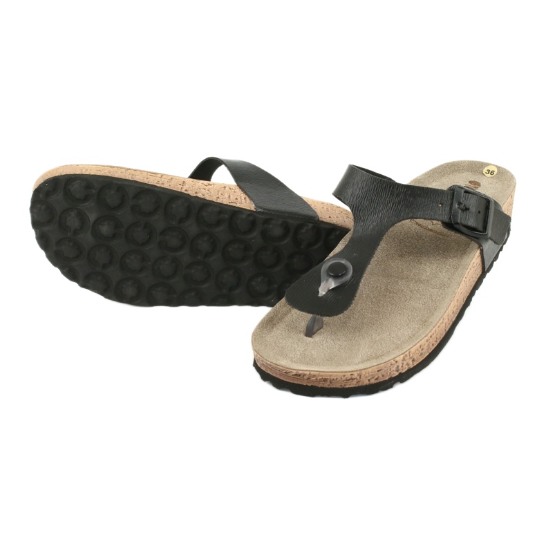 Profylaktické dámské pantofle Inblu NM020 černé černá 3 Profylaktické dámské pantofle Inblu NM020 černé černá 3