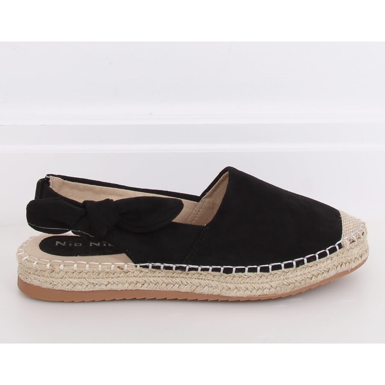 Černé dámské espadrilky 3016 Black černá 1