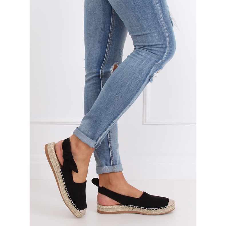 Černé dámské espadrilky 3016 Black černá 2