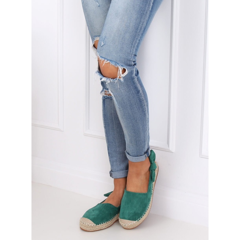 Zelené espadrilky pro ženy 3016 Green zelený 1