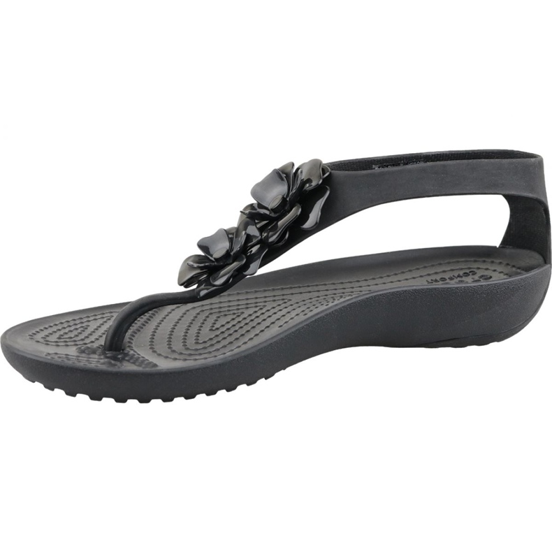 Crocs Serena Embellish Flip W 205600-060 černý růžový 1