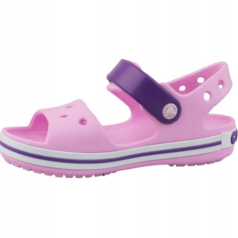 Crocs Crocband Sandal Kids 12856-6AI černá růžový 1