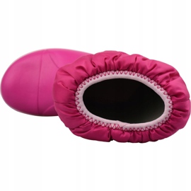 Zimní bota Crocs Jr 14613-6X0 černý růžový 2