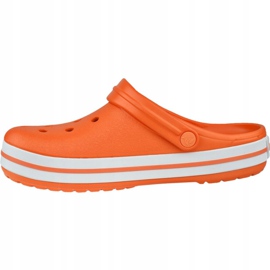 Boty Crocs Crocband 11016-846 bílý oranžový 1