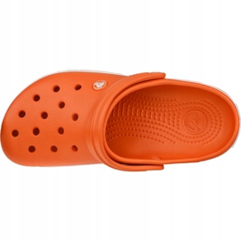 Boty Crocs Crocband 11016-846 bílý pomerančový 2