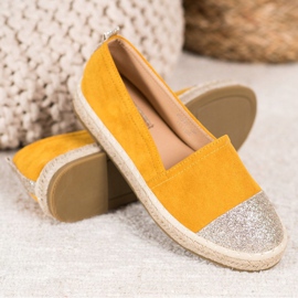 Seastar Espadrilky se třpytkami žlutá 1