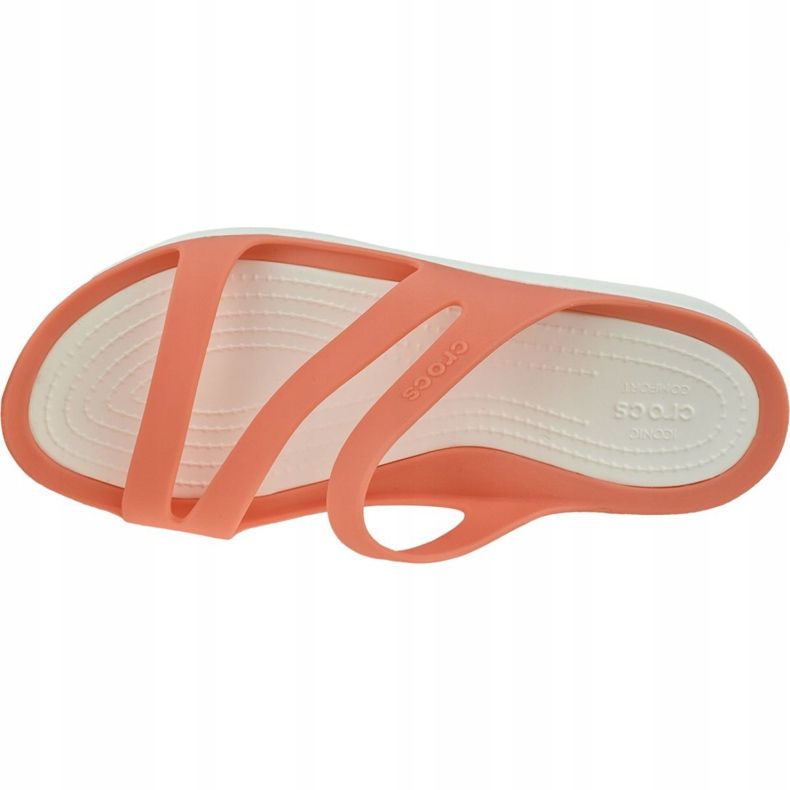 Sandály Crocs W Swiftwater W 203998-82Q vícebarevný oranžový 2 Sandály Crocs W Swiftwater W 203998-82Q vícebarevný oranžový 2