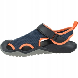 Sandály Crocs M Swiftwater Mesh Deck M 205289-4V9 námořnická modř 1