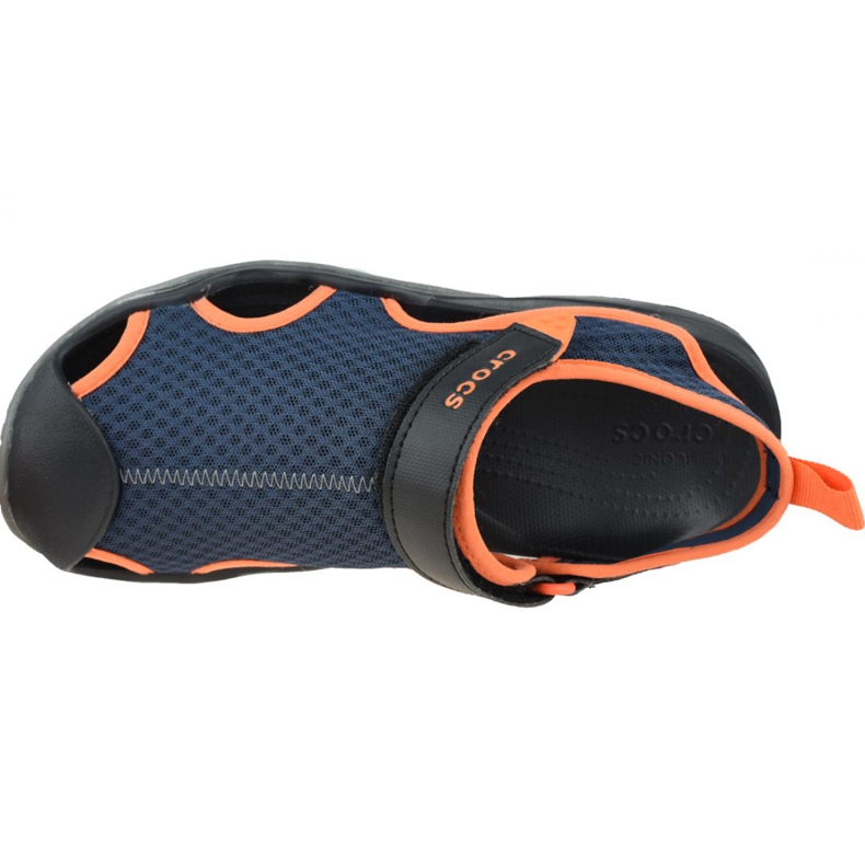 Sandály Crocs M Swiftwater Mesh Deck M 205289-4V9 námořnická modrá 2
