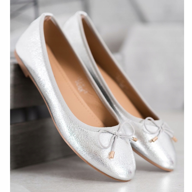 Seastar Balerínky z eko kůže šedá 1