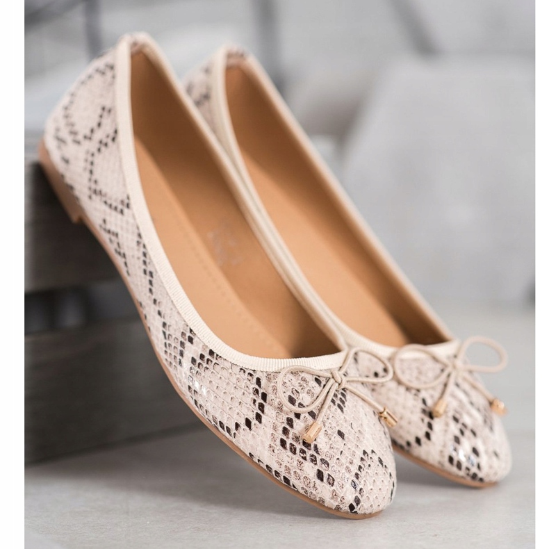 Seastar Balerínky z eko kůže béžový 1