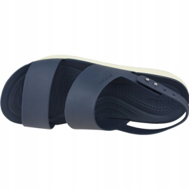 Crocs Brooklyn Low Wedge 206453-46K námořnická modř 2
