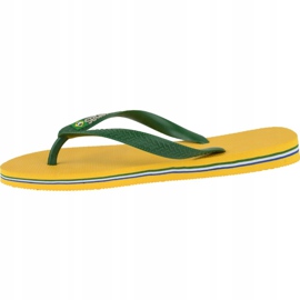 Žabky Havaianas Brasil Logo M 4110850-1652 zelená žlutá 1