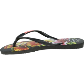Letní žabky Havaianas Slim 4129848-1069 černý vícebarevný 1