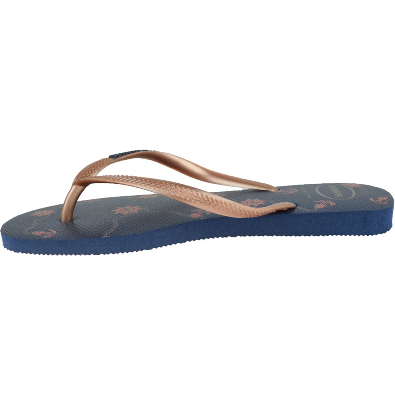 Žabky Havaianas Slim Nautial 4137125-1754 fialový námořnická modrá 1