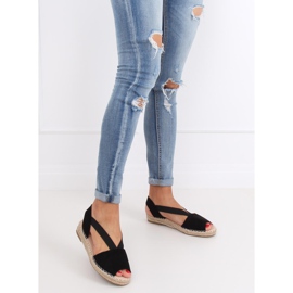 Černé dámské espadrilky 0M815 Black černá 2