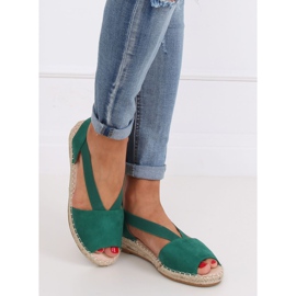 Zelené espadrilky pro ženy 0M815 Green zelený 1