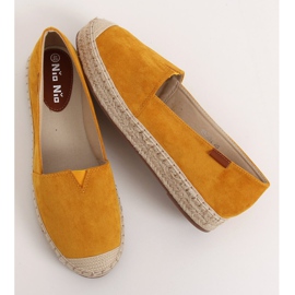 Klasické medové espadrilky 99-23A žluté žluť 1