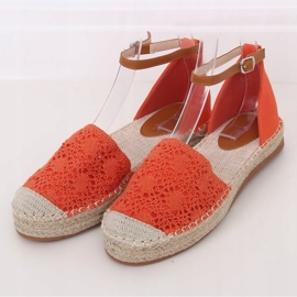 Espadrilles cut orange 3035 Orange oranžový 1