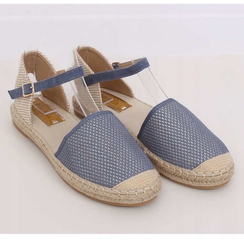 Modré dámské espadrilky MB-64119 Blue modrý 1