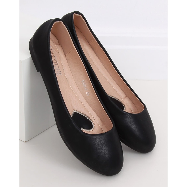 Černé dámské balerínky YSD817 Black černý 1