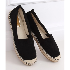 Černé dámské espadrilky L-1068 Black černý 1