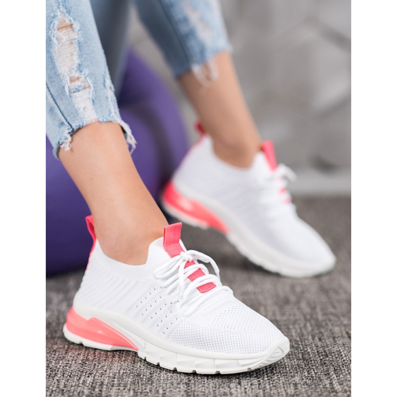 Bella Paris Prolamované tenisky bílý 1